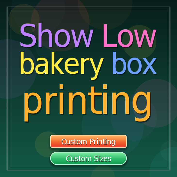 Show Low bakery box printing