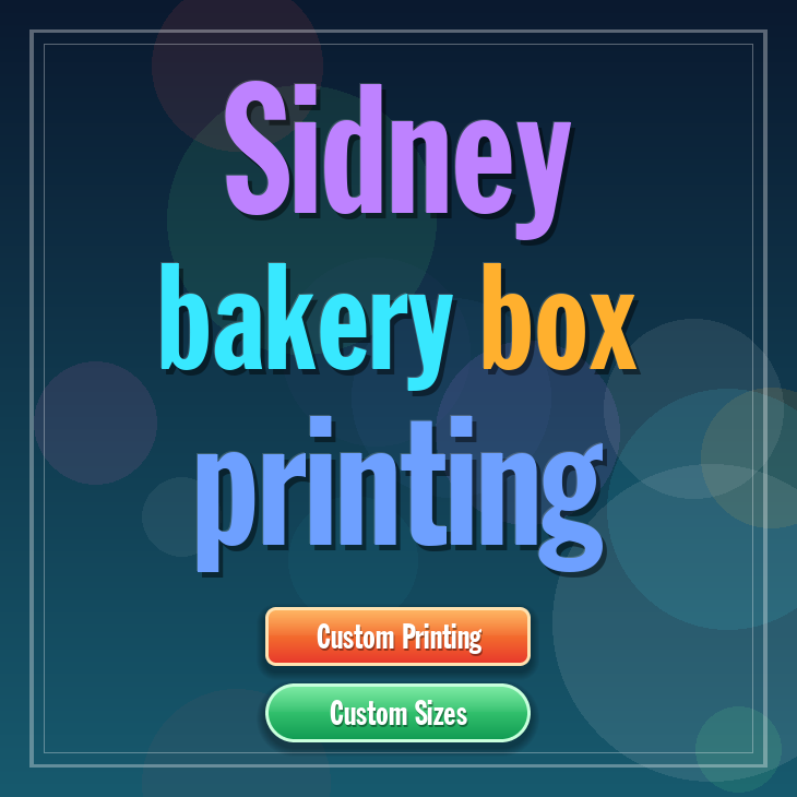 Sidney bakery box printing