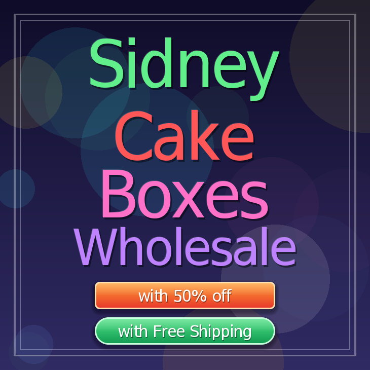 Sidney cake boxes
