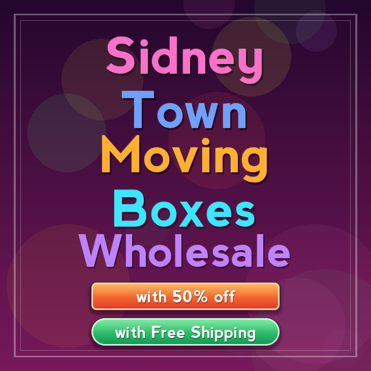 Sidney Town moving boxes