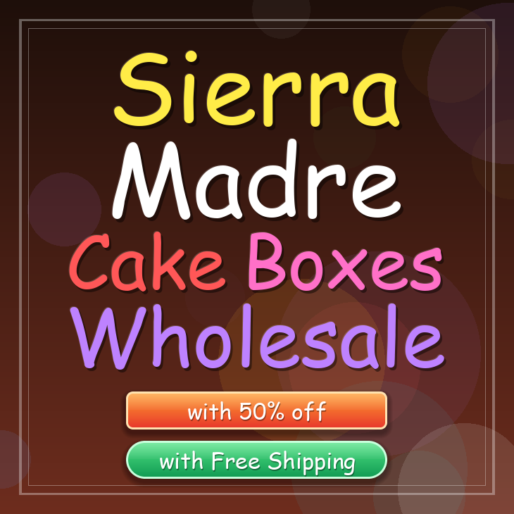 Sierra Madre cake boxes