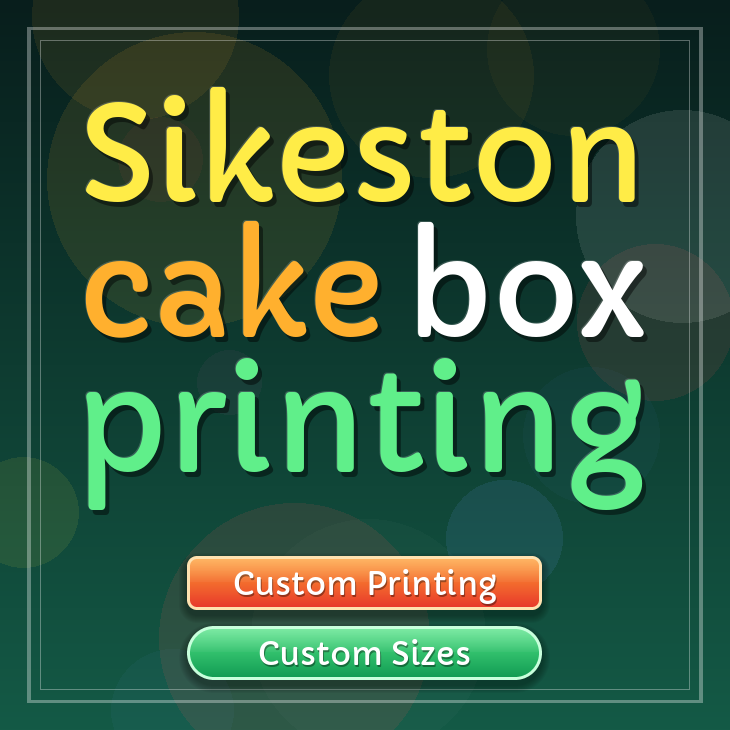 Sikeston cake box printing