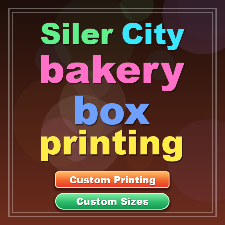 Siler City bakery box printing