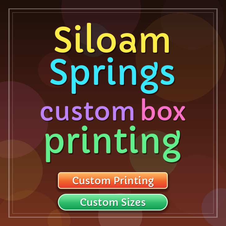 Siloam Springs custom box printing