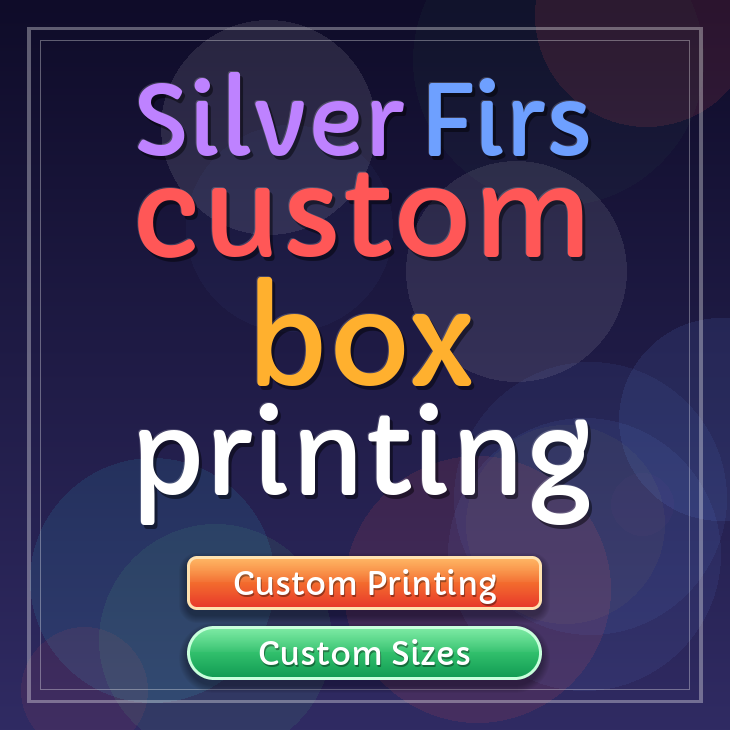 Silver Firs custom box printing