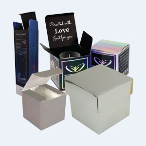 Custom Silver Foil Logo Boxes