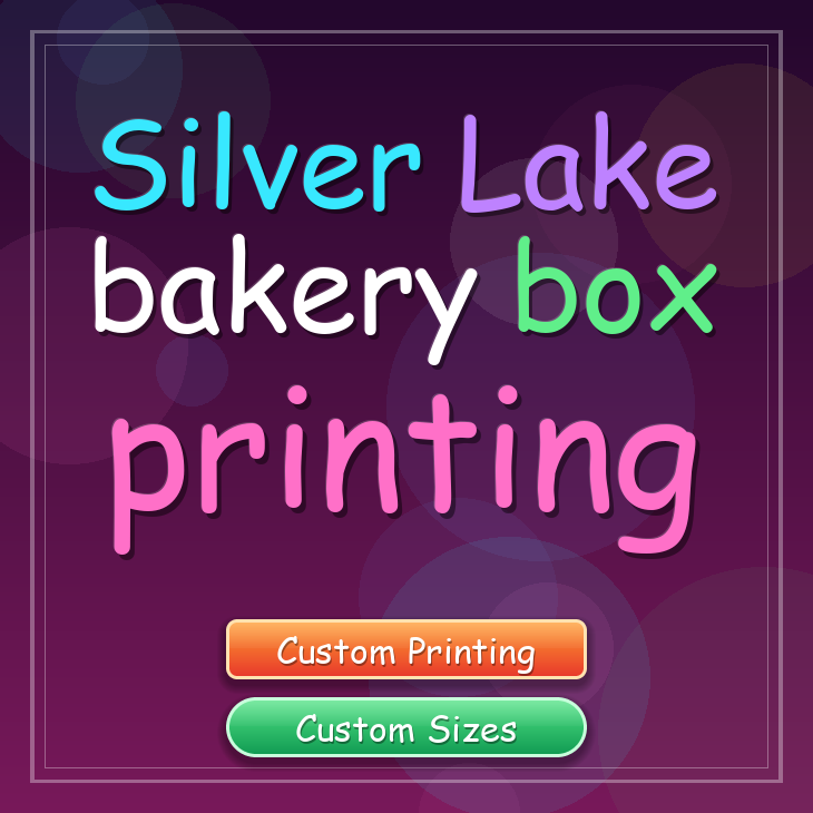 Silver Lake bakery box printing