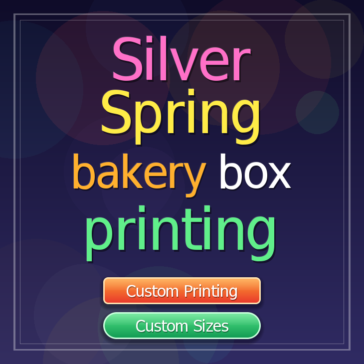 Silver Spring bakery box printing