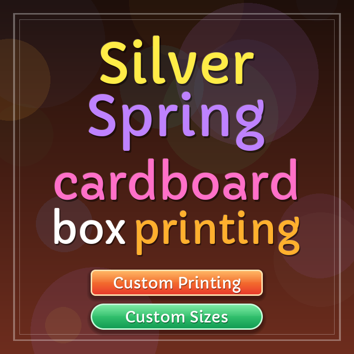 Silver Spring cardboard box printing