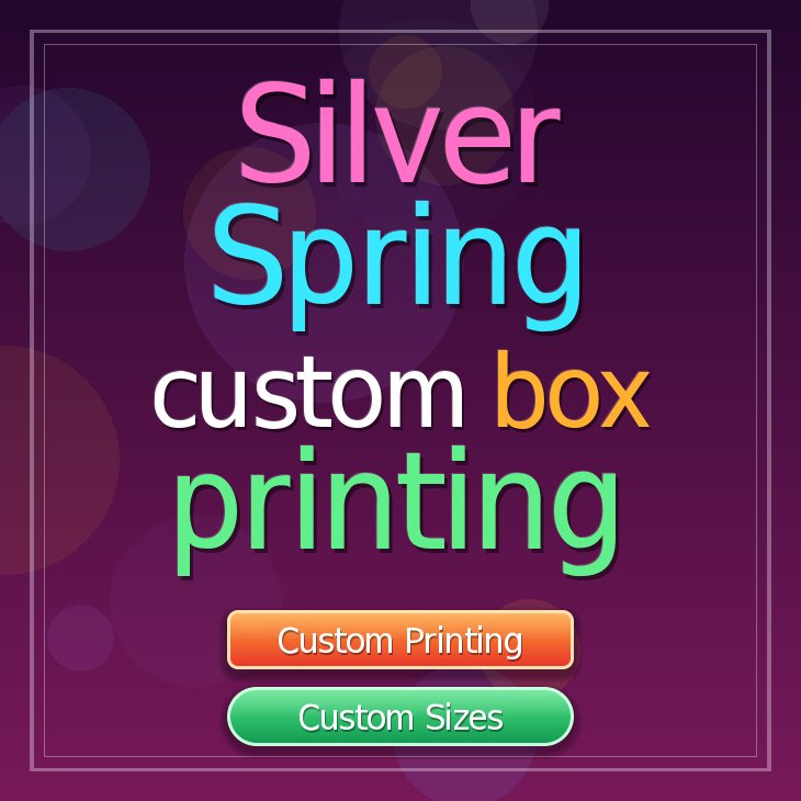 Silver Spring custom box printing