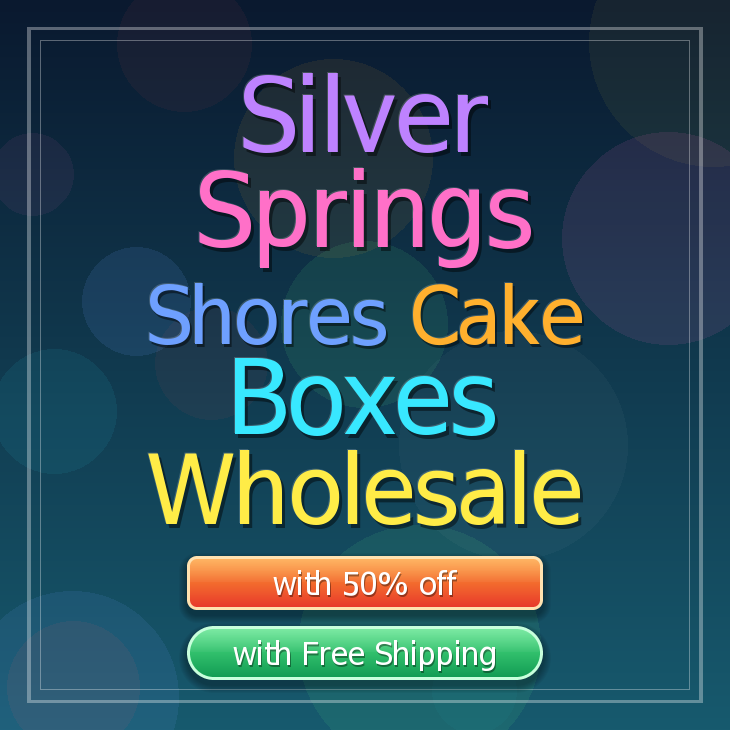 Silver Springs Shores cake boxes