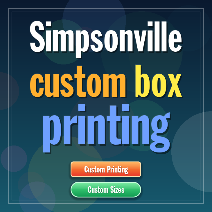 Simpsonville custom box printing
