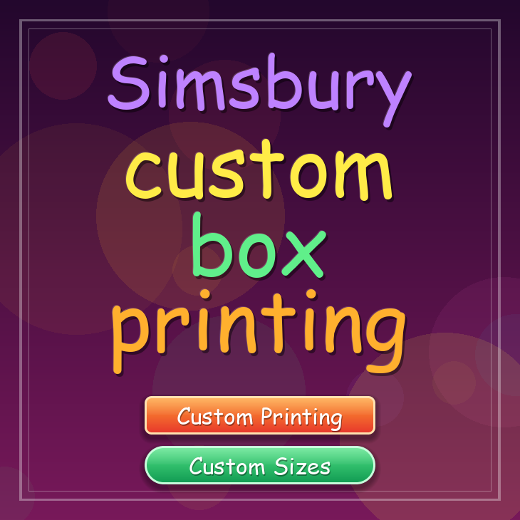 Simsbury custom box printing