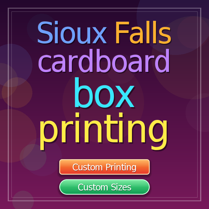 Sioux Falls cardboard box printing