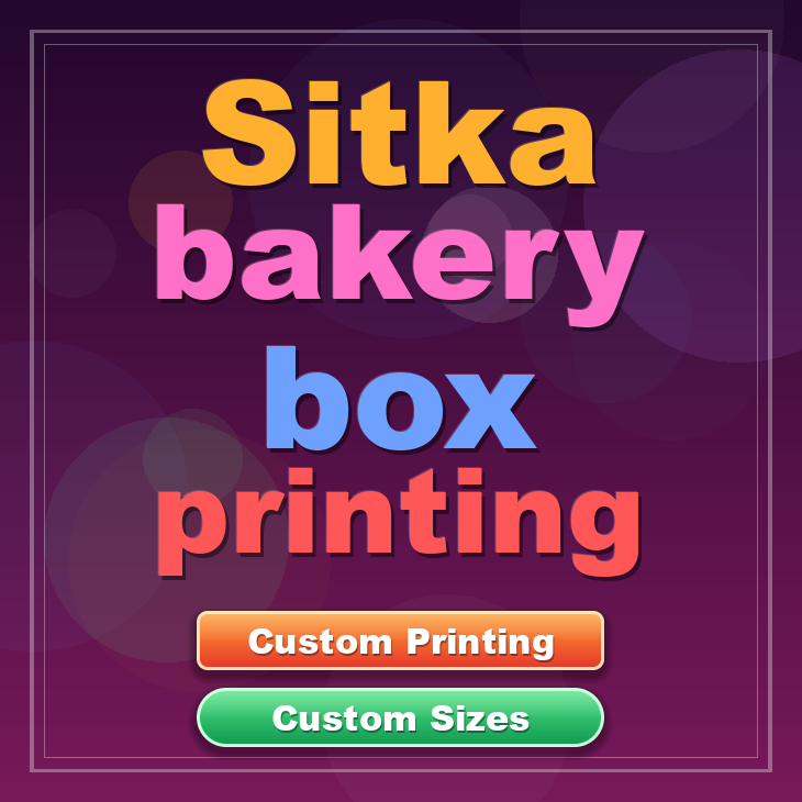 Sitka bakery box printing