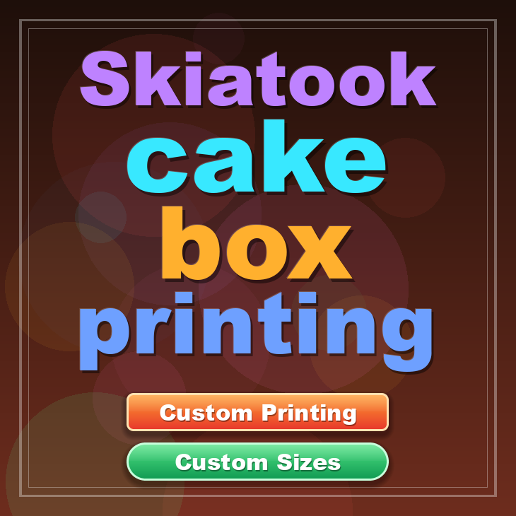 Skiatook cake box printing