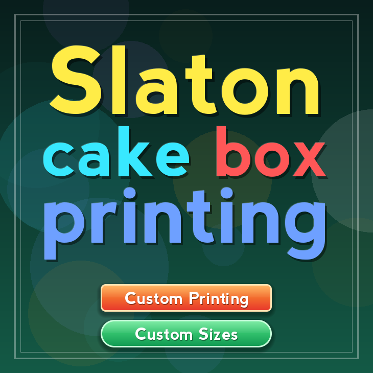 Slaton cake box printing
