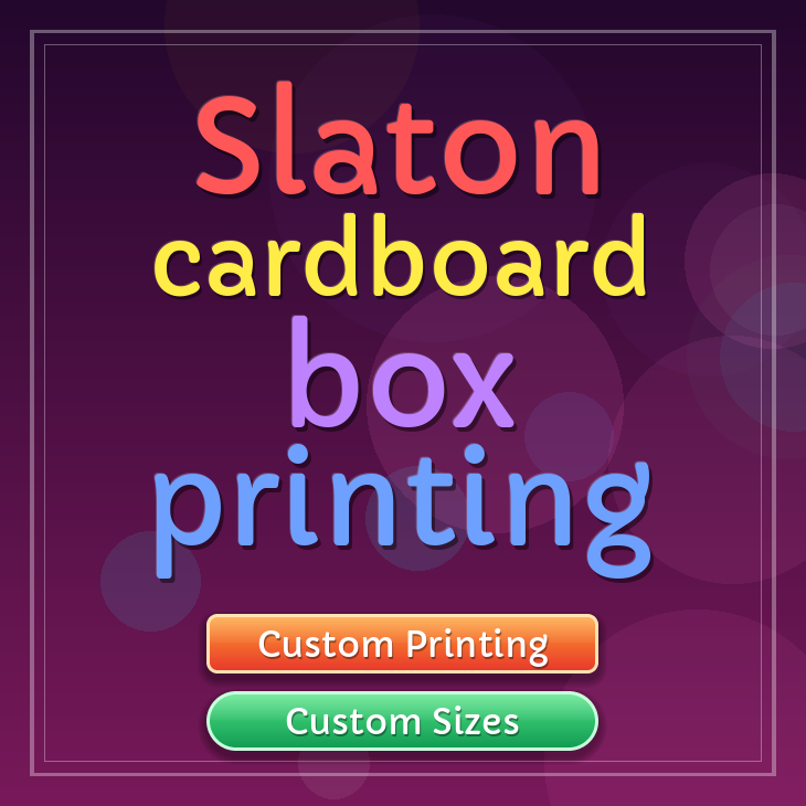 Slaton cardboard box printing
