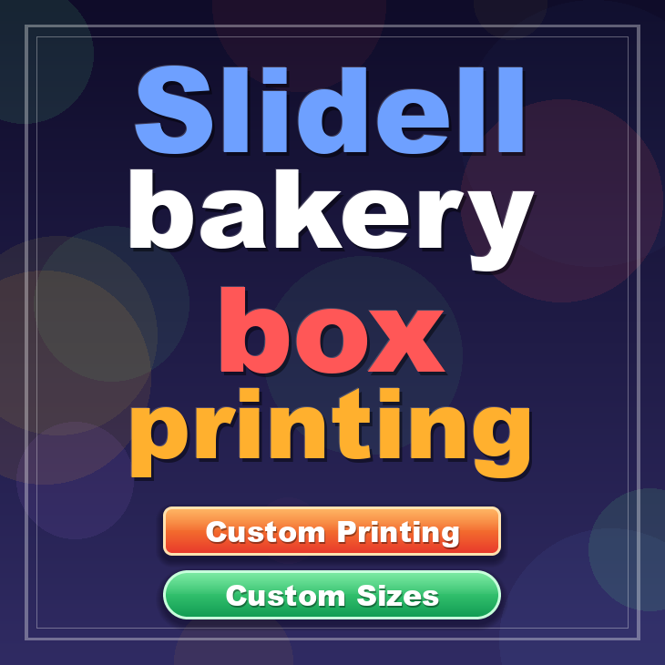 Slidell bakery box printing
