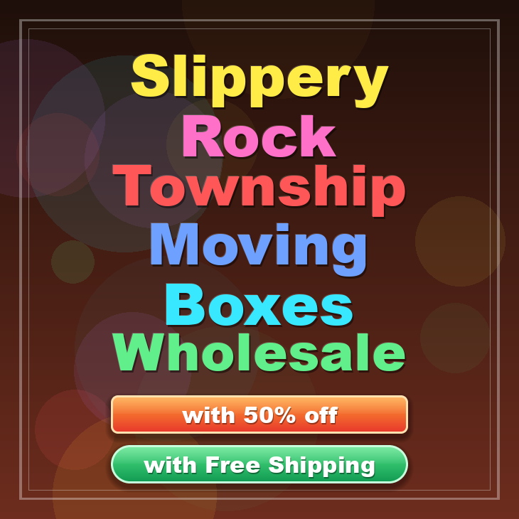 Slippery Rock Township moving boxes