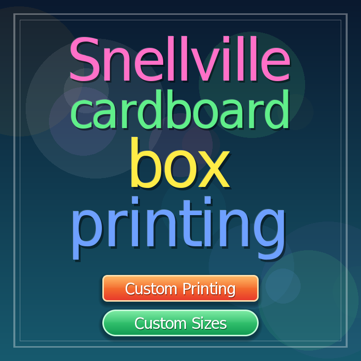 Snellville cardboard box printing