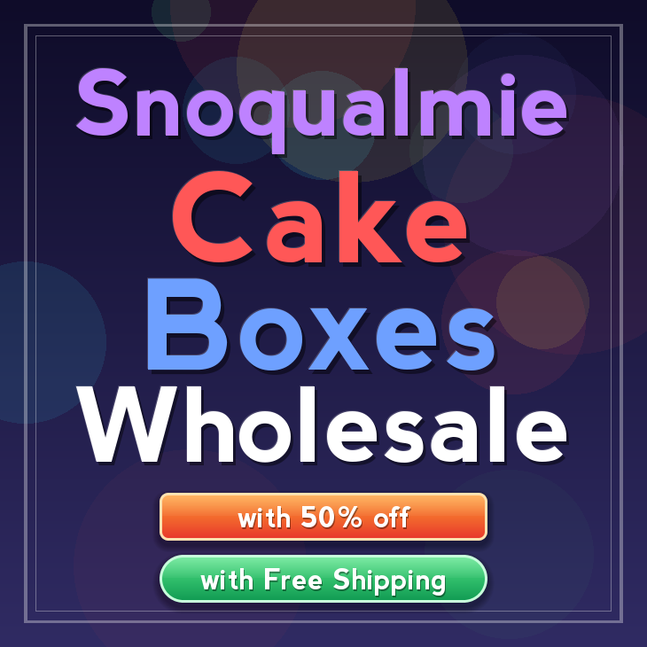 Snoqualmie cake boxes