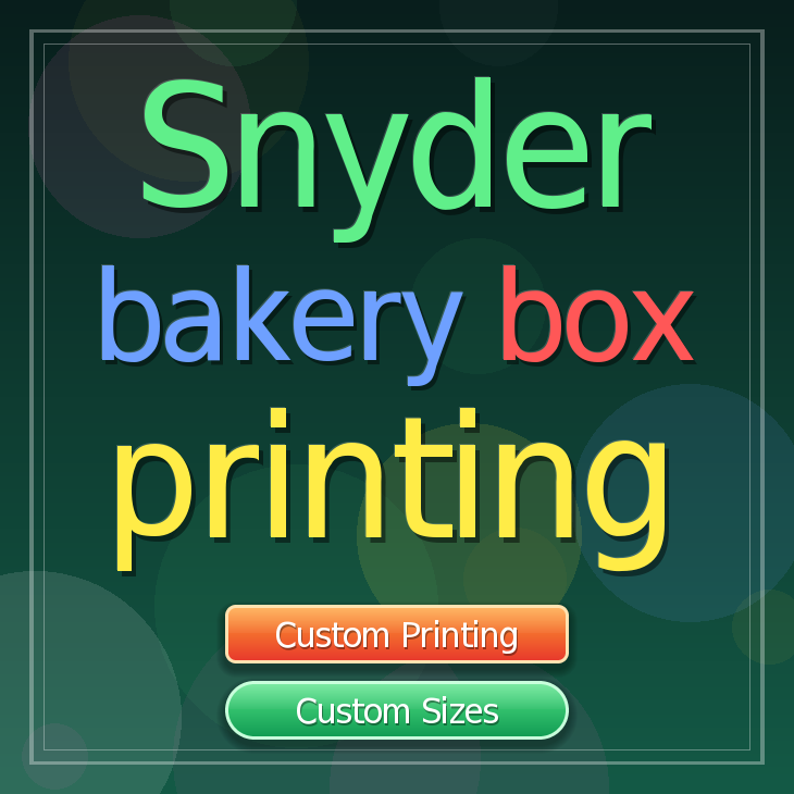 Snyder bakery box printing