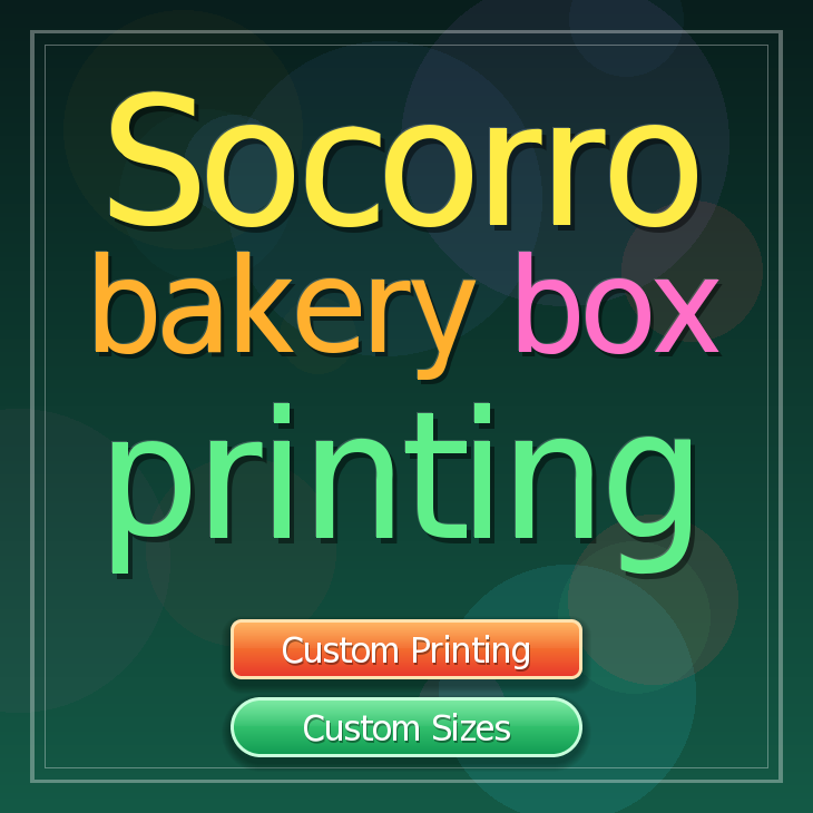 Socorro bakery box printing
