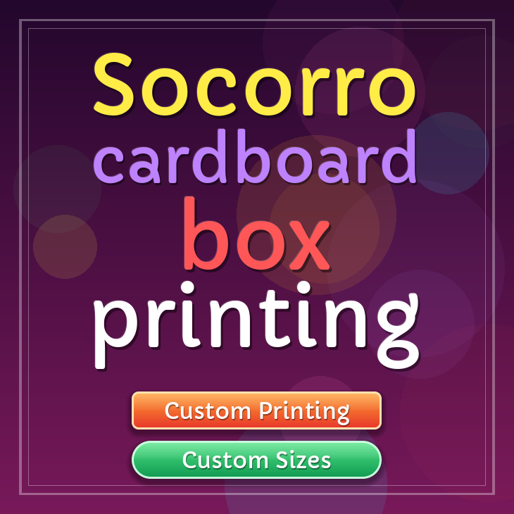 Socorro cardboard box printing
