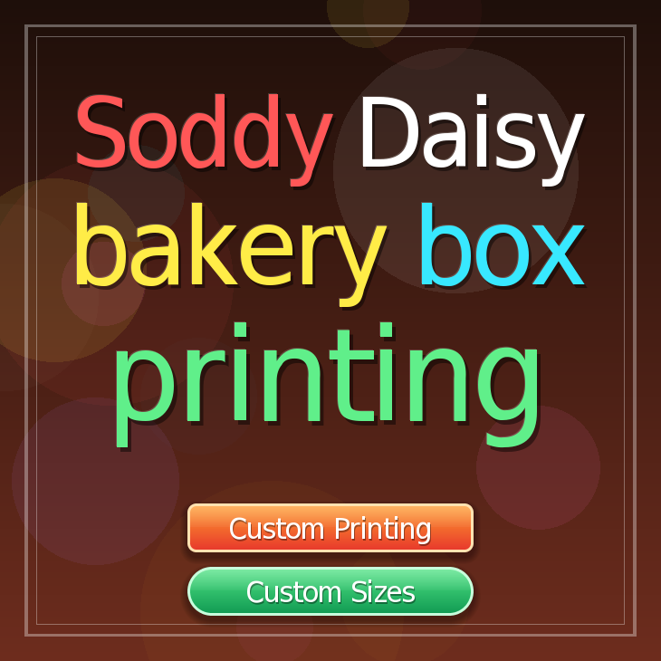 Soddy Daisy bakery box printing
