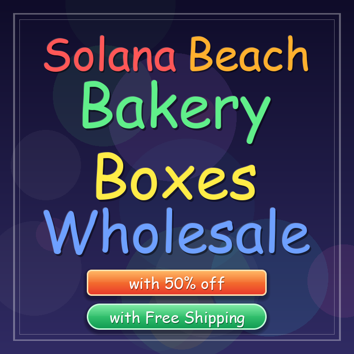 Solana Beach bakery boxes