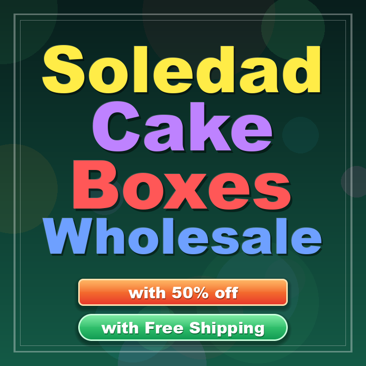 Soledad cake boxes