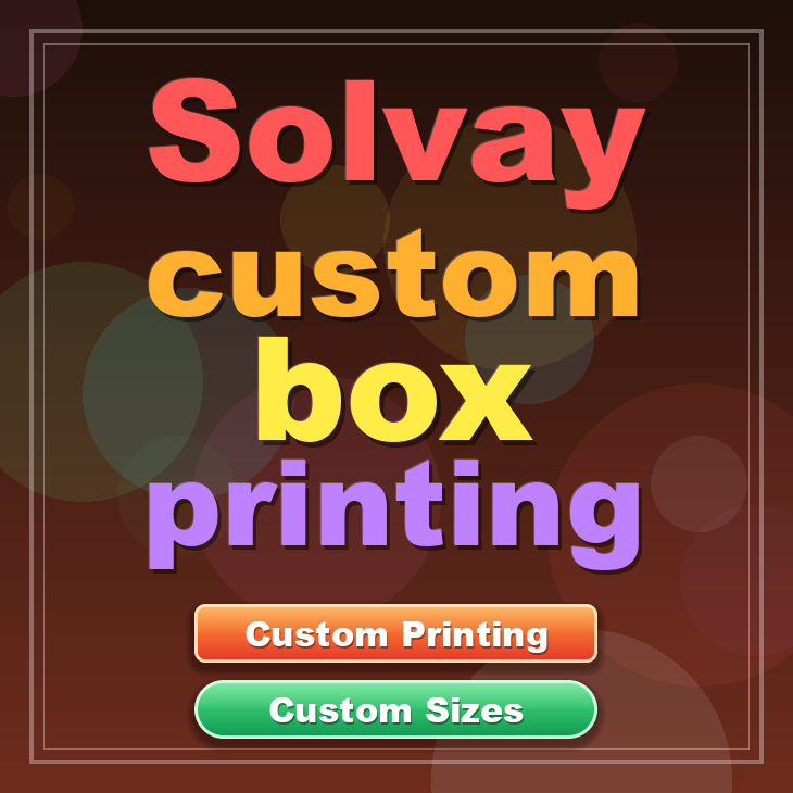 Solvay custom box printing