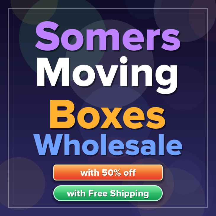 Somers moving boxes