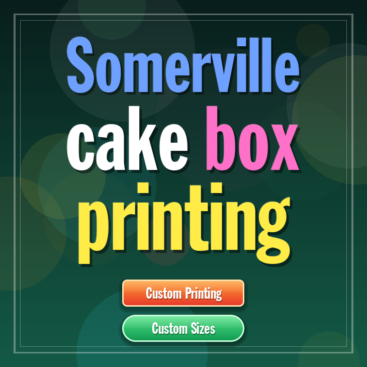 Somerville cake box printing