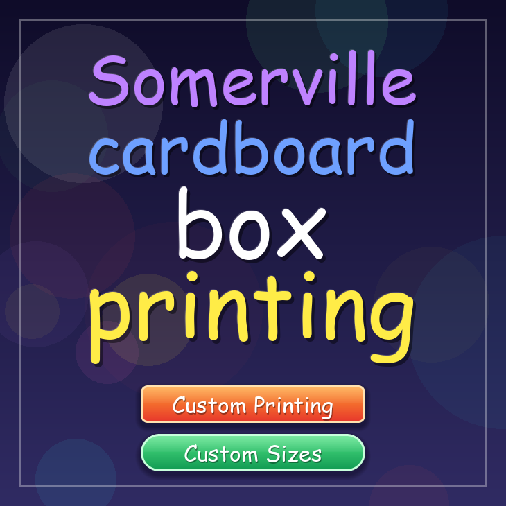 Somerville cardboard box printing