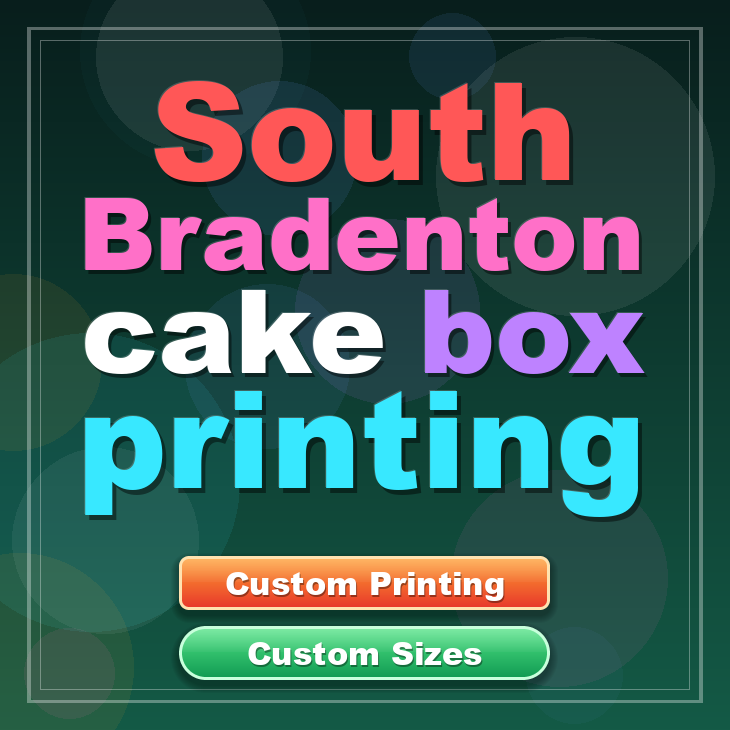 South Bradenton cake box printing