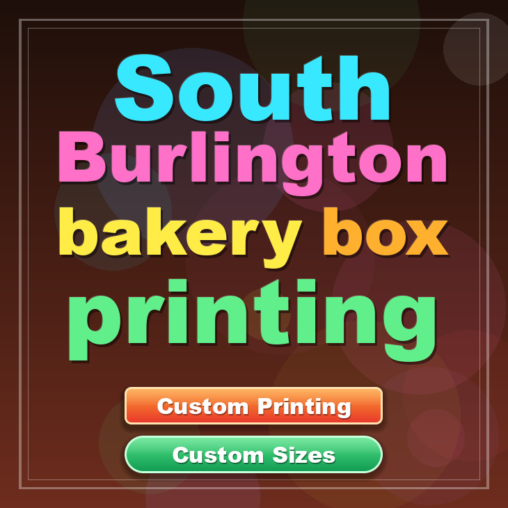 South Burlington bakery box printing