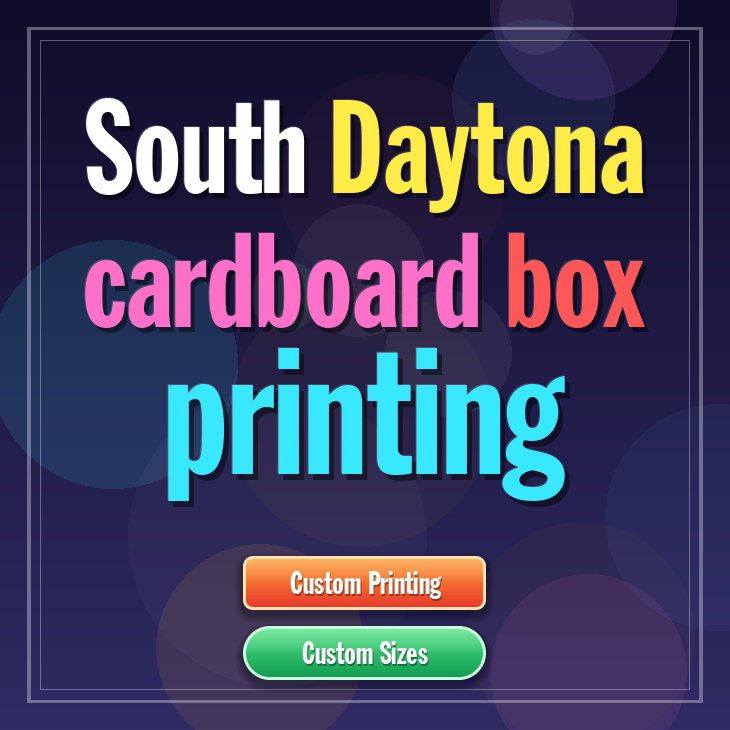 South Daytona cardboard box printing