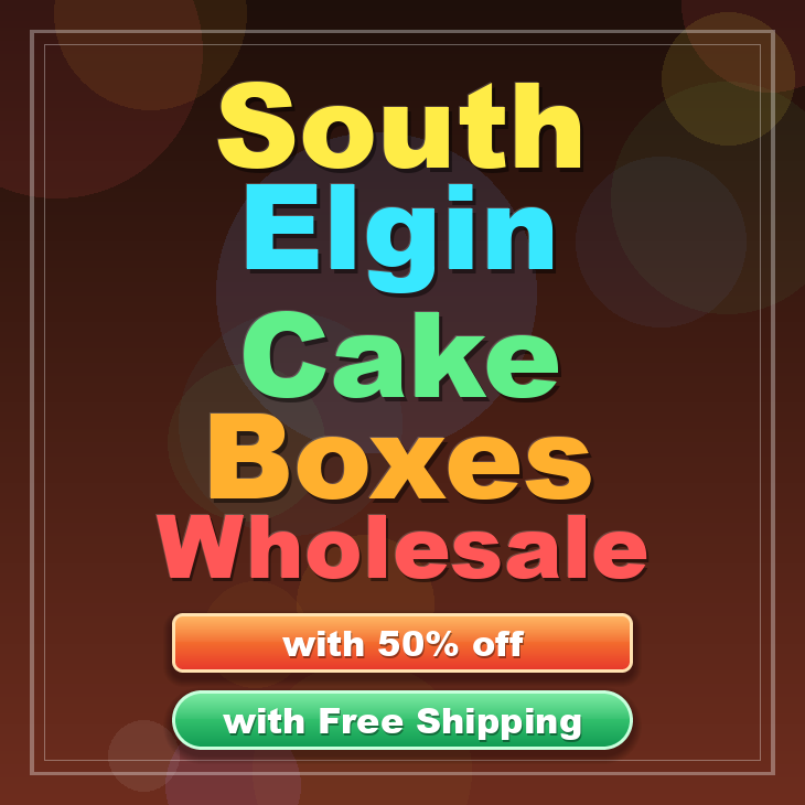 South Elgin cake boxes