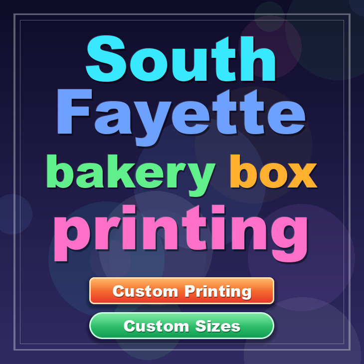 South Fayette bakery box printing