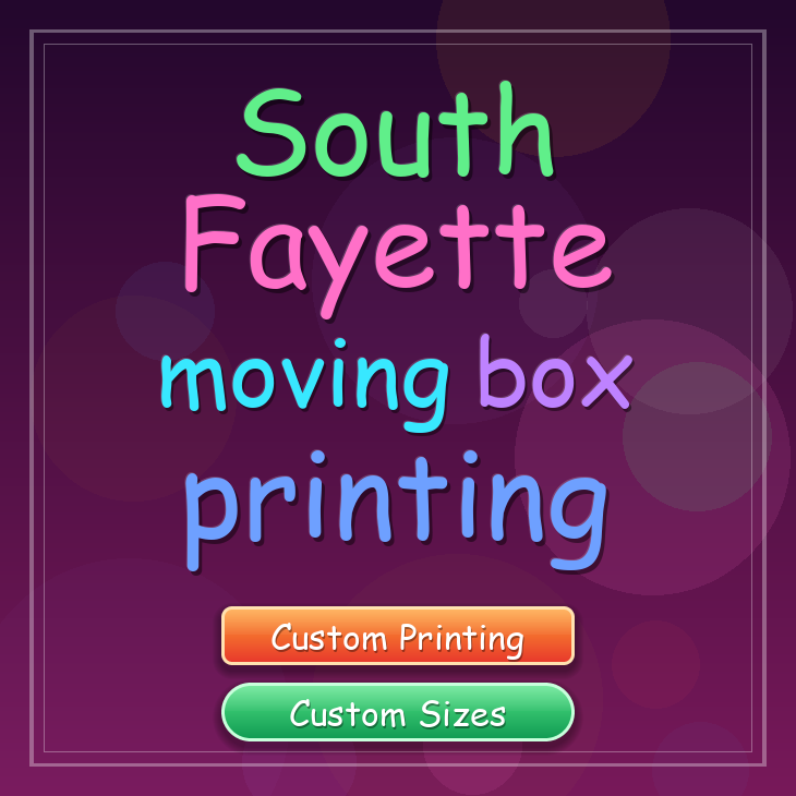 South Fayette moving box printing