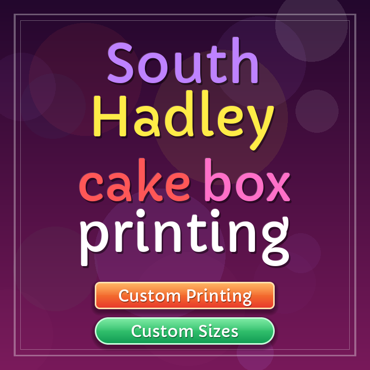 South Hadley cake box printing