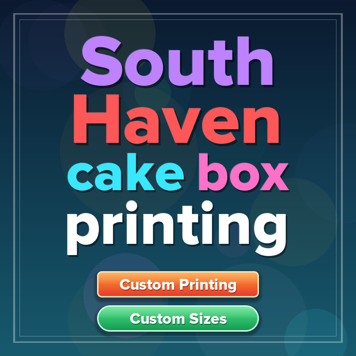 South Haven cake box printing