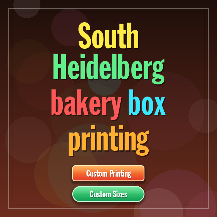 South Heidelberg bakery box printing