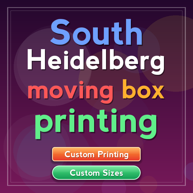 South Heidelberg moving box printing