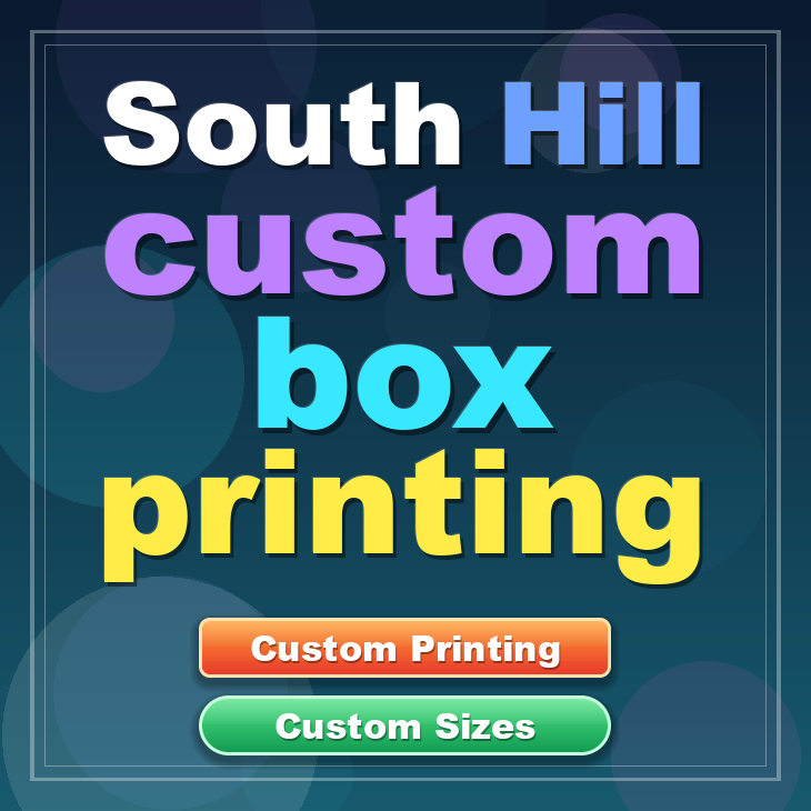 South Hill custom box printing