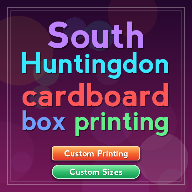 South Huntingdon cardboard box printing
