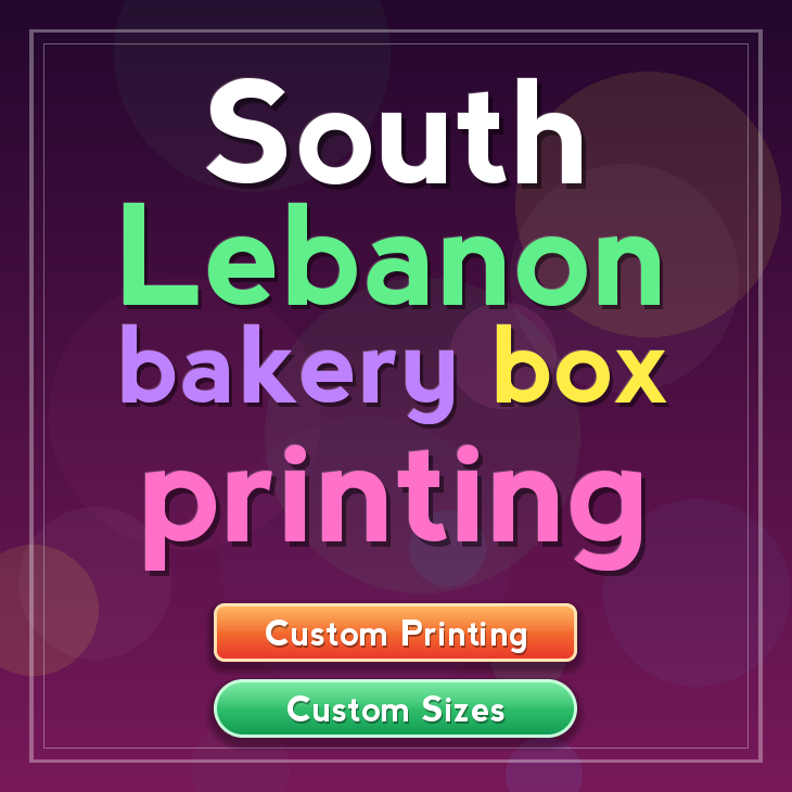 South Lebanon bakery box printing