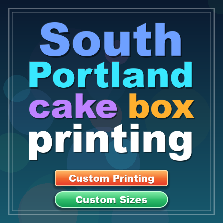 South Portland cake box printing